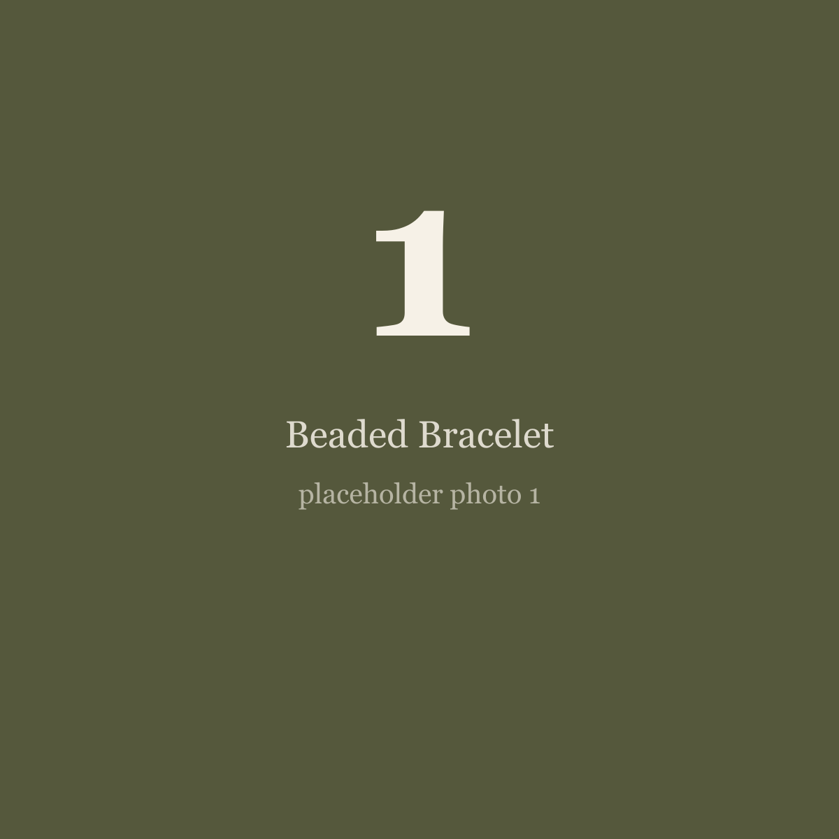 Beaded Bracelet