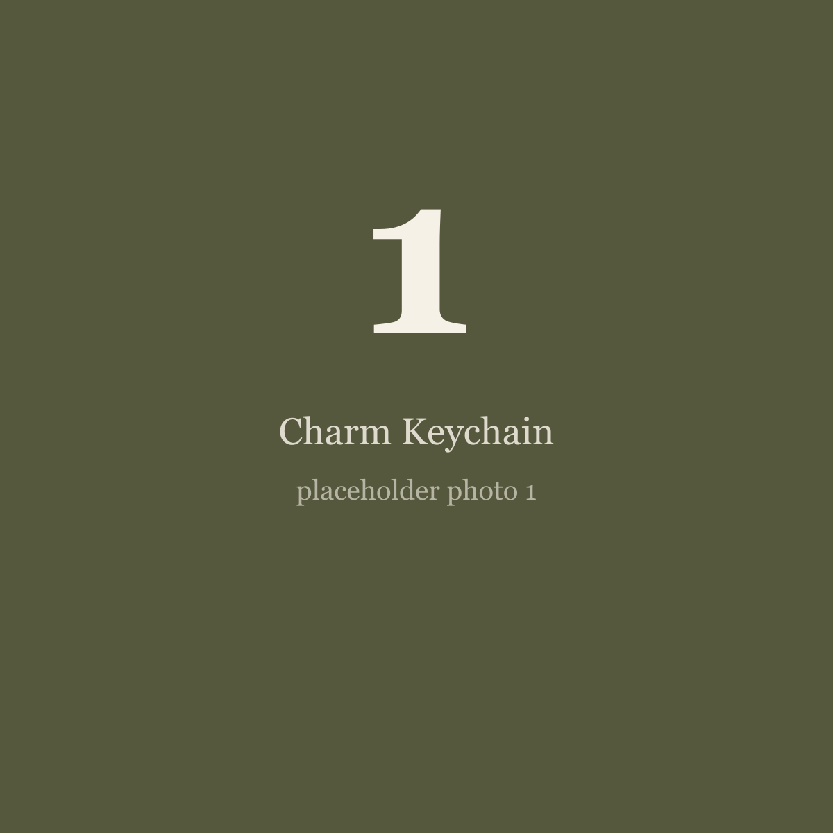 Charm Keychain